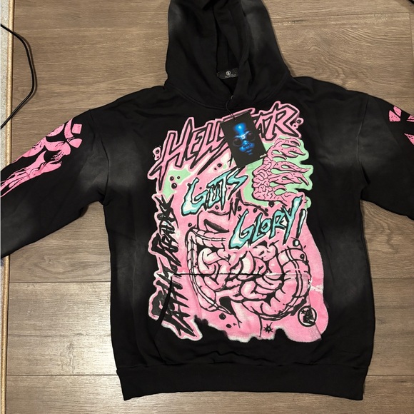 Hellstar No guts No glory Hoodie - Picture 1 of 2